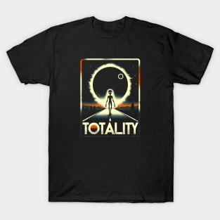 Total Solar Eclipse-Totality 2024 Alien Eclipse Road Trip T-Shirt T-Shirt